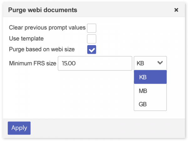 purge-webi-documents purge-webi-documents