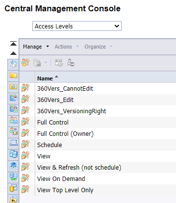 access-levels-central-management-console access-levels-central-management-console