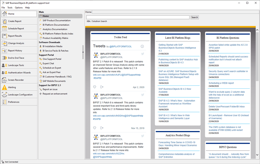 sap-bi-platform-support-tool sap-bi-platform-support-tool