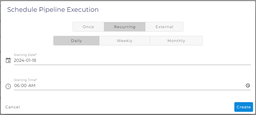 schedule-pipeline-execution-feature